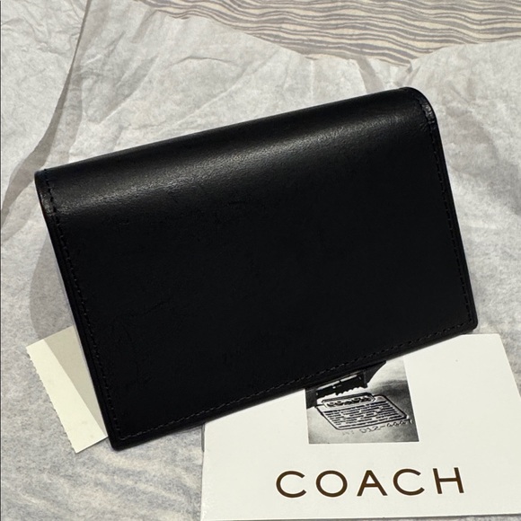 Vintage - Coach Black Card Case Holder item#2 - Picture 3 of 8